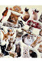 Cute Cats 2 Sticker Set Bullet Journal Agenda Notebook Laptop Tablet Phone Sticker Decal - 2