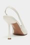 Betty Beige Matte Open Toe Women's Heeled Shoes - 8