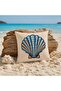 Reyla Costa Bianca Seashell Decorative Cushion Cover 45X45 cm Double-Sided Printed Stain-Resistant - 5