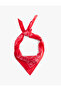 Hearted Square Satin Scarf