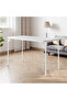Folding Table(no chair), Protable Foldable Card Table, Metal Legs Support, Upholstered PU Leather Tabletop, Heavy Duty, No Assembly Required, Perfet for Indoor and Outdoor - 5