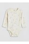 Crew Neck Baby Girl Snap-On Bodysuit 2-Pack (W6) - 4
