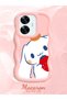 Realme C55 Compatible Case Camera Protector Pink Silicone Couple Phone Case Stripe Pattern - 2