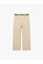 Pleated High Waist Belted Wide Leg Palazzo Pants with Pockets - 7