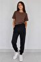 Unisex Jogger Pants with Pockets, Compact Fabric, Plain School Sweatpants - 2