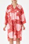 Mercan Italian Plus Size Ethnic Pattern Tunic Shirt Dress 42 - 46 Size - 5