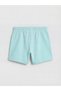 Lcw Kids Ecru Glittery Floral Girls' Shorts Set - 6