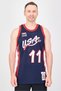 Men Sportswear Fit Sleeveless Karl Malone Basketball Jersey, Navy