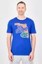 Men Sportswear Fit Short Sleeve Basketball T-shirt, Blue