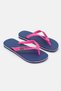 Kids Girl Slip On Brand Logo Flip Flop, Blue