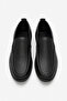 Men's Black Summer Casual Leather Shoes - 3