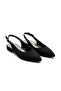 (Pine Cone) Closed Toe Satin Daily Women's Flat Shoes Black