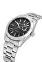 Mercede Calendar Classic Men's Wristwatch Silver Black Color Pl-7090E1X
