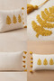 Botanical Embroidered Tassel Cushion Cover 35X55 cm - 5