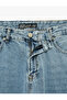 Normal Waist Cotton Oversize Loose Barrel Fit Jean Trousers - 7