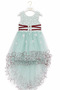 Lndissima Mint Guipure Lace Detailed, Lined, Tulle Tail Girls' Evening Dress for Special Occasions, Birthdays, and Weddings - 7