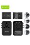 محول شحن سريع عالمي PC-2080 GaN PD بقوة 45 واط مع منفذ تيار متردد و8 منافذ USB ومنفذ USB-C - 4