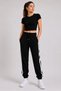Women's Striped Elastic Waist Trackpants - 3