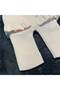Baby Girl 3-Piece Knitwear Set - 100% Natural Cotton - Powder - 6
