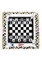 Chess Set Blue,Foldable Magnetic Chess,Game for Kids,Adults and Beginners,Travel,Home,Table,Outdoor,And Learning - 2