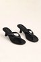 Alert Flip Flops Short Heeled Slippers Thin Strap Summer Sandals Women's Shoes - 2