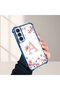 Samsung Galaxy S22 Compatible Transparent Back Four Corners Reinforced Impact Protection Silicone Case - 4