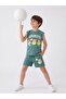 2-9 Years Old Shorts Set - Green