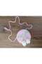 Girl's Mini Round Tulip Figured Straw Crossbody Bag |   Pearl Bow Detailed Summer Bag - 2
