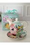 Porcelain Teapot and Teacup Set 3 Pieces Full Bloom - 4