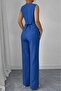 Women's Strappy Button-Front Blouse and Pants Linen Two-Piece Set - 3