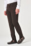 Brown 5 Pocket Gabardine Slim Fit Cotton Denim Jean Jeans Trousers 1003260317 - 3
