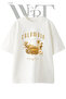 Kolombiya Sombrero Design Printed Unisex White Oversize T-Shirt
