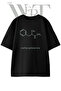 Methamphetamine Design Printed Unisex Black Oversize T-Shirt
