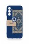 Samsung A15 Compatible Blue Ethnic Carpet Patterned Silicone Case - 2
