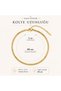 Gold Color Hematite Natural Stone Women's Necklace – Minimal Short Necklace Choker Stylish Elegant Design - 4