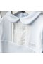 Baby Boy Hospital Release Voile Pleated Baby Collar Jumpsuit with Blanket Set of 3 - 3