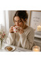 كوب قهوة سيراميك مصنوع يدويًا بتصميم على شكل قلب - هدية للحبيب، كوب للشاي والقهوة - 3