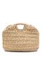 Elit Btn01 Women's Knitted Handbag Beige - 2