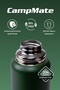 750 ml Double Layer Steel Thermos - Keeps Hot for 24 Hours, Cold for 48 Hours, (Camping, Picnic, Office, Travel) Green - 4