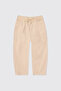 Baby Boy Beige Trousers with Piping Legs