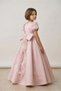 Powder Watermelon Sleeveless Girls Evening Dress - 3
