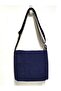 Dark Navy Blue Red Lining Crossbody Bag, Suitable for Cross-Body Use, Postman Bag - 2
