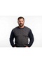 Men's Battal Zero Collar Tricot Sweater with Elastic Waist, Steel Knitting, Classic Fit - 2