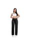 Elastic Drawstring Straight Cut Jeans MBP 3003 - 4