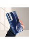 Samsung Galaxy A24 Compatible Transparent Back Four-Corner Reinforced Impact Protection Silicone Case - 4