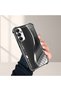 Samsung Galaxy A34 Compatible Transparent Back Four Corners Reinforced Impact Protection Silicone Case - 4