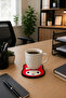 Rabbit Coasters Set of 2 - Pvc Non-Slip Coasters Coffee Mug Tea Cup Coaster Table Protector - 8