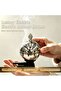 Spherical carved silver plug-in incense burner fast tropical power-off protection electric aromatherapy home office XLE0314 - 3
