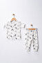 3-Piece Baby Long Romper Set |   Kiz Bebek |   100% Cotton Rib |   Ecru / Beige, Cream, Light Beige - 4