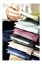 Victorias Journals Executive Vegan Leather Notebook A5 Lined 100 Gr 120 Sheets Edges Gilded Green - 5